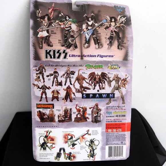 McFarlane Toys Kiss Ace Frehley Guitar Transforms into Space Sled Action Figure - Picture 4 of 9